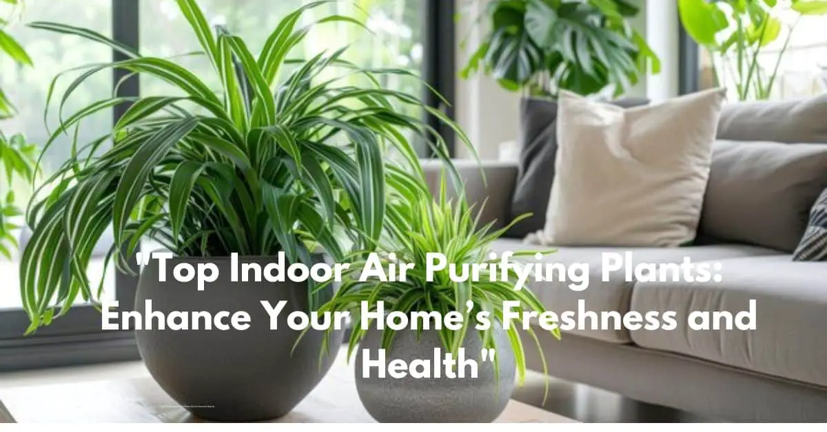 "Top Indoor Air Purifying Plants: Enhance Your Home’s Freshness and Health"